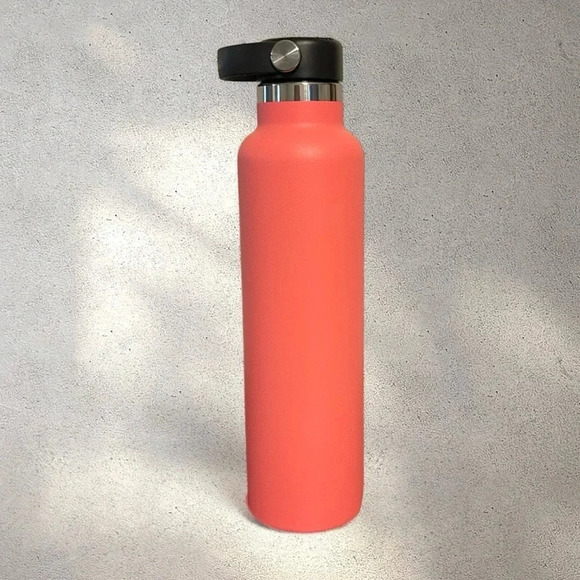 Hydro Flask 24oz Standard Mouth Flex Cap Bottle Tumbler Insulated, Hibiscus - Picture 2 of 9